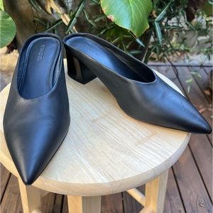 Vince women leather mules